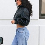 Kylie Jenner Cropped Leather Jacket