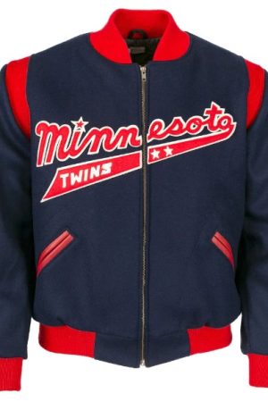 Minnesota Twins MLB Blue Varsity Jacket