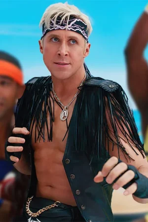 Ryan Gosling Barbie Leather Vest