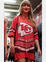 Taylor Swift Chiefs Long Red T-shirt