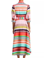 The Today Show 2025 Bobbie Thomas Striped Shirt Dress - Image 2