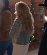 A Royal Montana Christmas 2025 Fiona Gubelmann Fringe Denim Jacket - Image 3