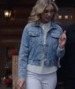 A Royal Montana Christmas 2025 Fiona Gubelmann Fringe Denim Jacket