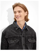 AE Black Denim Jacket - Image 3