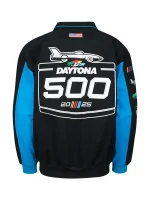 2025 Daytona 500 Black Twill Cotton Jacket - Image 3
