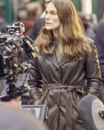 Black Doves 2024 Keira Knightley Leather Jacket - Image 3