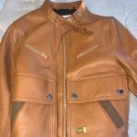 Jennifer Lopez Brown Leather Bomber Jacket - Image 4
