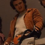 Joe Keery Stranger Things Suede Leather Jacket