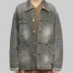 Katie Holmes Grey Denim Jacket