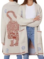 Leave The World Behind 2023 Julia Roberts Long Cardigan - Image 4