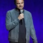 Once Upon a Time In Hollywood Leonardo DiCaprio Bomber Leather Jacket