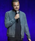 Once Upon a Time In Hollywood Leonardo DiCaprio Bomber Leather Jacket