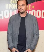 Once Upon a Time In Hollywood Leonardo DiCaprio Bomber Leather Jacket - Image 3