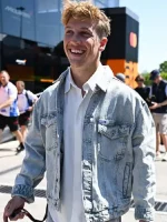 Liam Lawson F1 Grand Prix of Emilia-Romagna Denim Jacket - Image 2