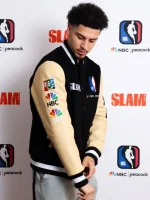 NBA On NBC 2025 SLAM Draft Varsity Jacket - Image 3
