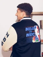 NBA On NBC 2025 SLAM Draft Varsity Jacket - Image 2