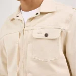 Cowboy 2025 Unisex Cream Denim Jacket