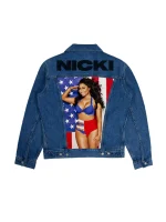 Nicki Flag Denim Jacket - Image 2
