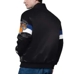 New York Knicks Triple Option Varsity Satin Jacket - Image 4