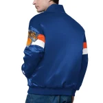 New York Knicks Triple Option Varsity Satin Jacket - Image 3