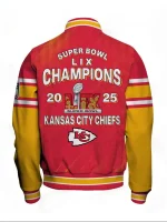 Super Bowl LIX Kansas City Chiefs Champions Varsity Jacket - Image 2
