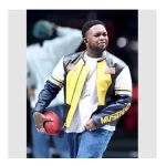 Super Bowl LIX Mustard Leather Jacket