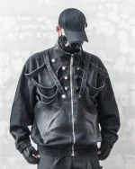 Hitmakers 2025 Tommy Brown Black Denim Jacket - Image 2