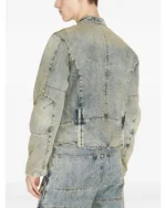 Hitmakers 2025 Bernard Harvey Wash Denim Moto Jacket - Image 4