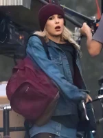 The Electric State 2025 Millie Bobby Brown Blue Denim Jacket - Image 4