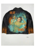 The Life Of A Showgirl Hand Painted Denim Jacket - Image 2