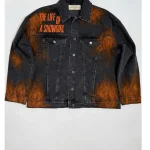 The Life Of A Showgirl Hand Painted Denim Jacket