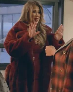 The Secret Lives of Mormon Wives Demi Engemann Faux Fur Coat