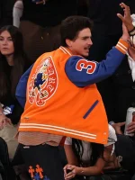 Timothee Chalamet 2025 New York Knicks Varsity Jacket - Image 2