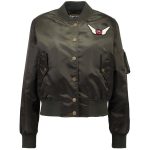 Gigi Hadid Embroidered Bomber Satin Jacket - Image 2