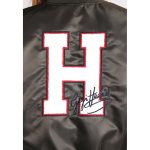 Gigi Hadid Embroidered Bomber Satin Jacket - Image 5