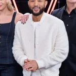 The Voice S27 John Legend Brandon Boucle Bomber Jacket