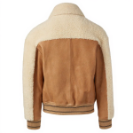 Power Book II Michael J Ferguson Brown and Off White Jacket - Image 2