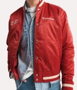 Abercrombie Budweiser Varsity Jacket