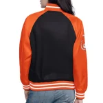 Black/Orange Baltimore Orioles Home Run Varsity Satin Jacket - Image 2