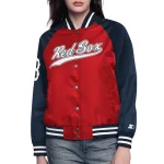Boston Red Sox Home Run Varsity Satin Jacket