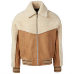 Power Book II Michael J Ferguson Brown and Off White Jacket