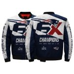 New England Patriots 6X Super Bowl Championship Jacket - Image 3