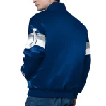 Indianapolis Colts Triple Option Varsity Satin Jacket - Image 2