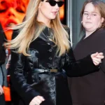 Die My Love Black Leather Jacket