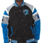 Detroit Lions G-III Sports Faux Suede Raglan Jacket