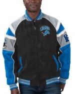 Detroit Lions G-III Sports Faux Suede Raglan Jacket