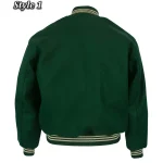 Varsity 1960 Philadelphia Eagles Green Wool Jacket - Image 3