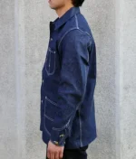 Pierce Brosnan Blue Denim Jacket - Image 4