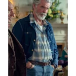 Pierce Brosnan Blue Denim Jacket