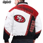 San Francisco 49ers Pro Player Tape Full-Zip Hoodie Jacket - Image 4